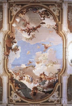 Giovanni Battista Tiepolo Painting - The Apotheosis of the Pisani Family Giovanni Battista Tiepolo